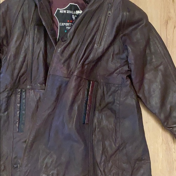 Genuine long leather jacket - Picture 4 of 6